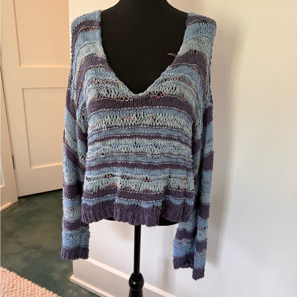 Beachy Free People Sweater - M